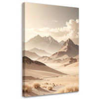 LEINWANDBILD Landschaften 70x100cm - Beige, Textil (70/100cm) - Feeby