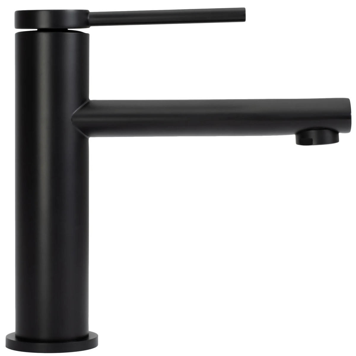 WASCHBECKENARMATUR Rea Oval Black Low - Schwarz, Metall (5/18/18cm) - REA