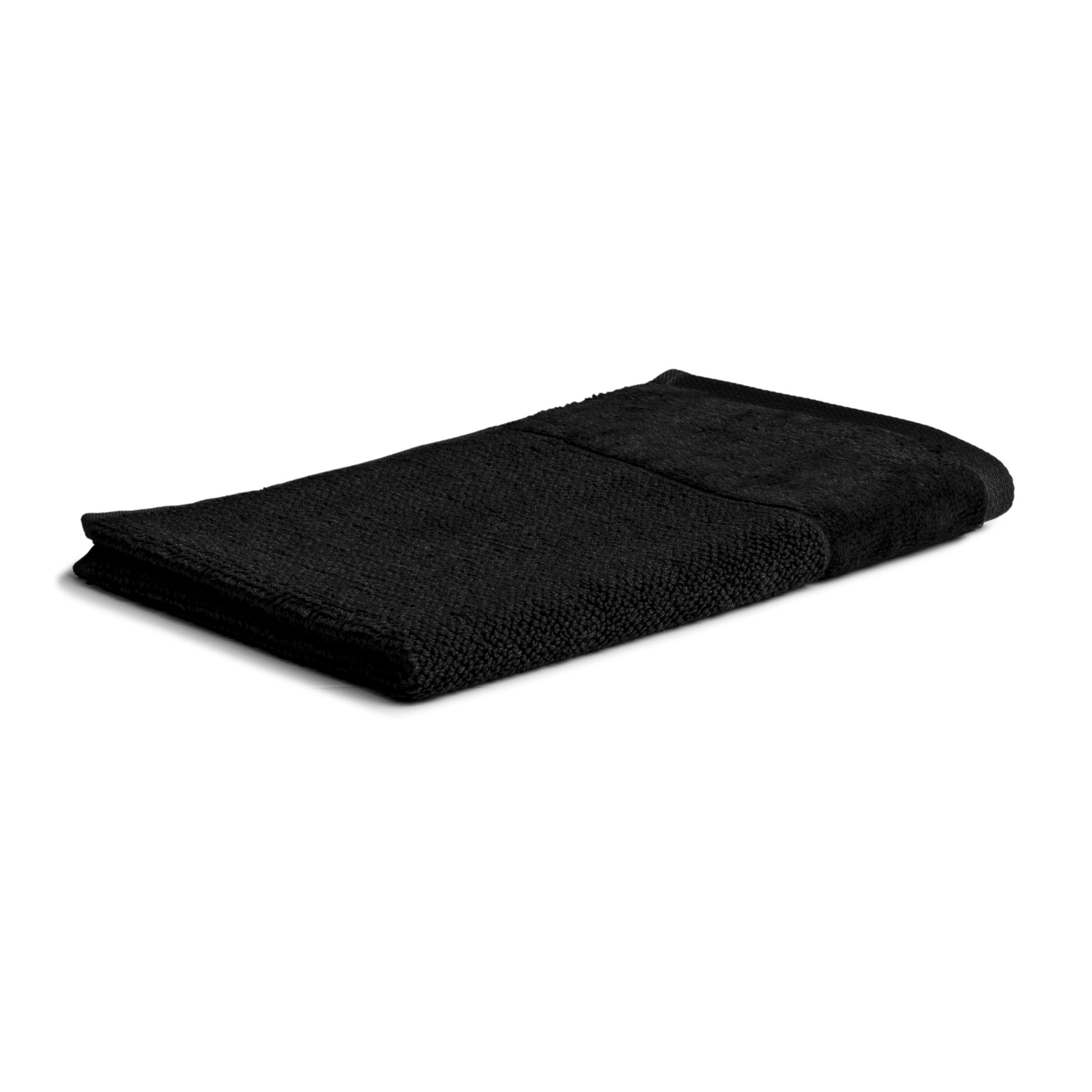 GÄSTETUCH BAMBOO LUXE - Schwarz, Textil (30/50cm) - MÖVE