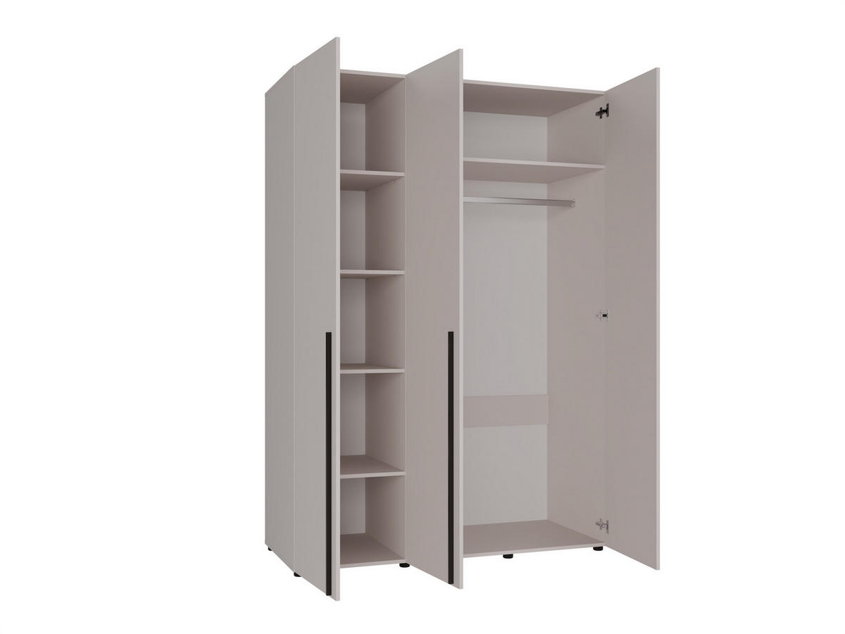 DREHTÜRENSCHRANK Arni Kaschmir Beige - 150x206x60 cm - Kaschmir, Holzwerkstoff (150/206/60cm) - Ravio