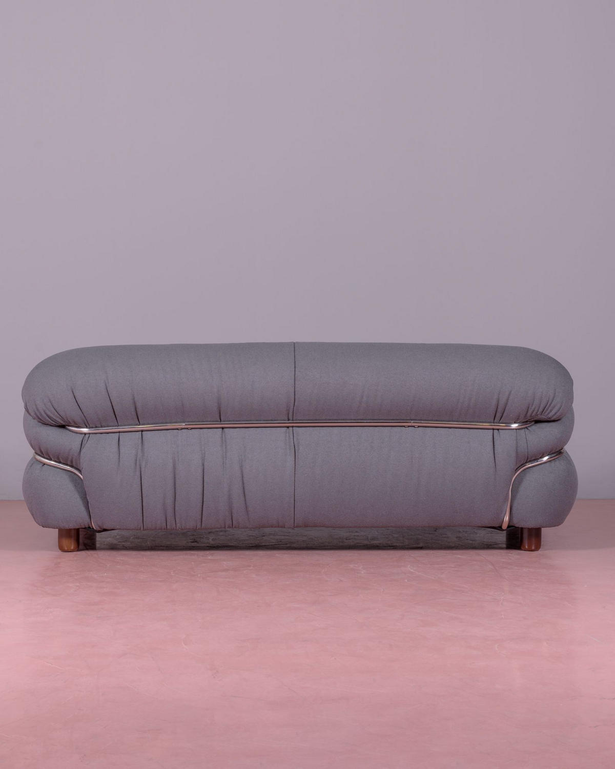 ZWEISITZER-SOFA GEPOLSTERT Textil Grau - Grau, Textil (178/63/96cm) - Nest Dream