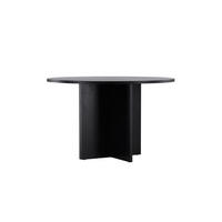ESSTISCH STRADA Schwarz 170x170x74 cm - Schwarz, Holzwerkstoff (170/170/74cm) - FURNLUX