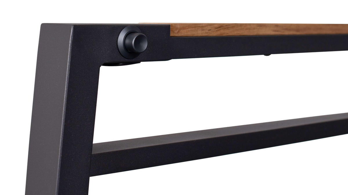 GARTENSTUHL Sevilla - Grau, Holz/Textil (60/122/62cm) - Mr. Deko