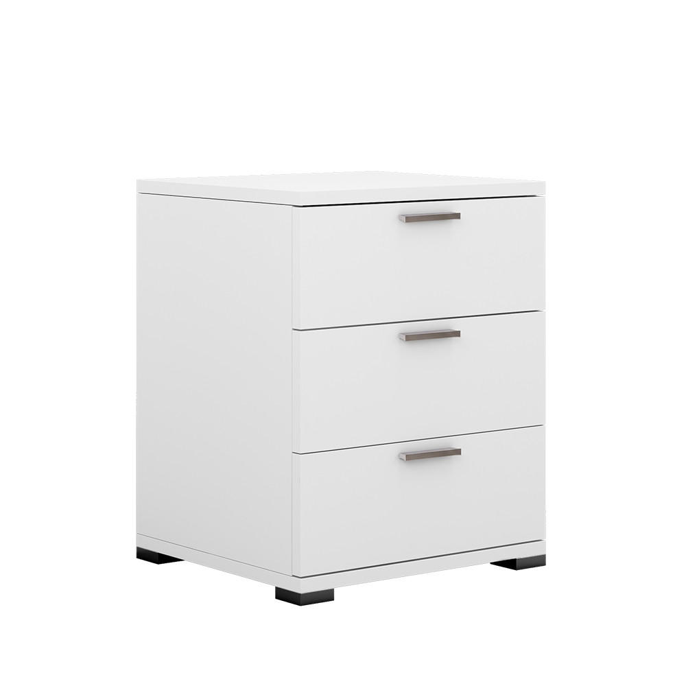 NACHTTISCH Marseille Weiß 46.2 x 60 cm - Weiß, Holzwerkstoff (46.2/60/42cm) - Vicco