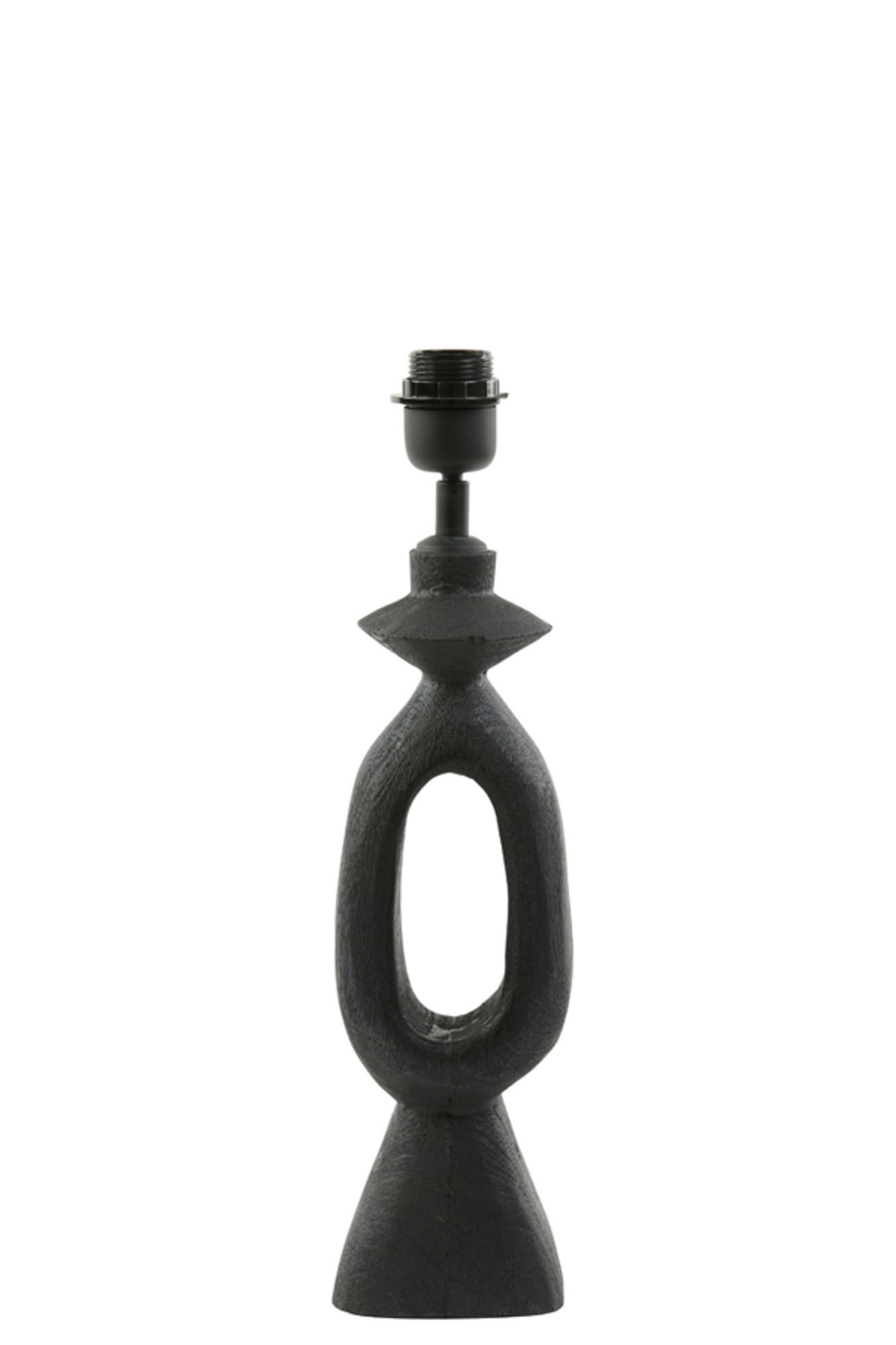 LAMPENFUSS Django Schwarz 11/9/45 cm - Schwarz, Holz (11/9/45cm) - Light & Living