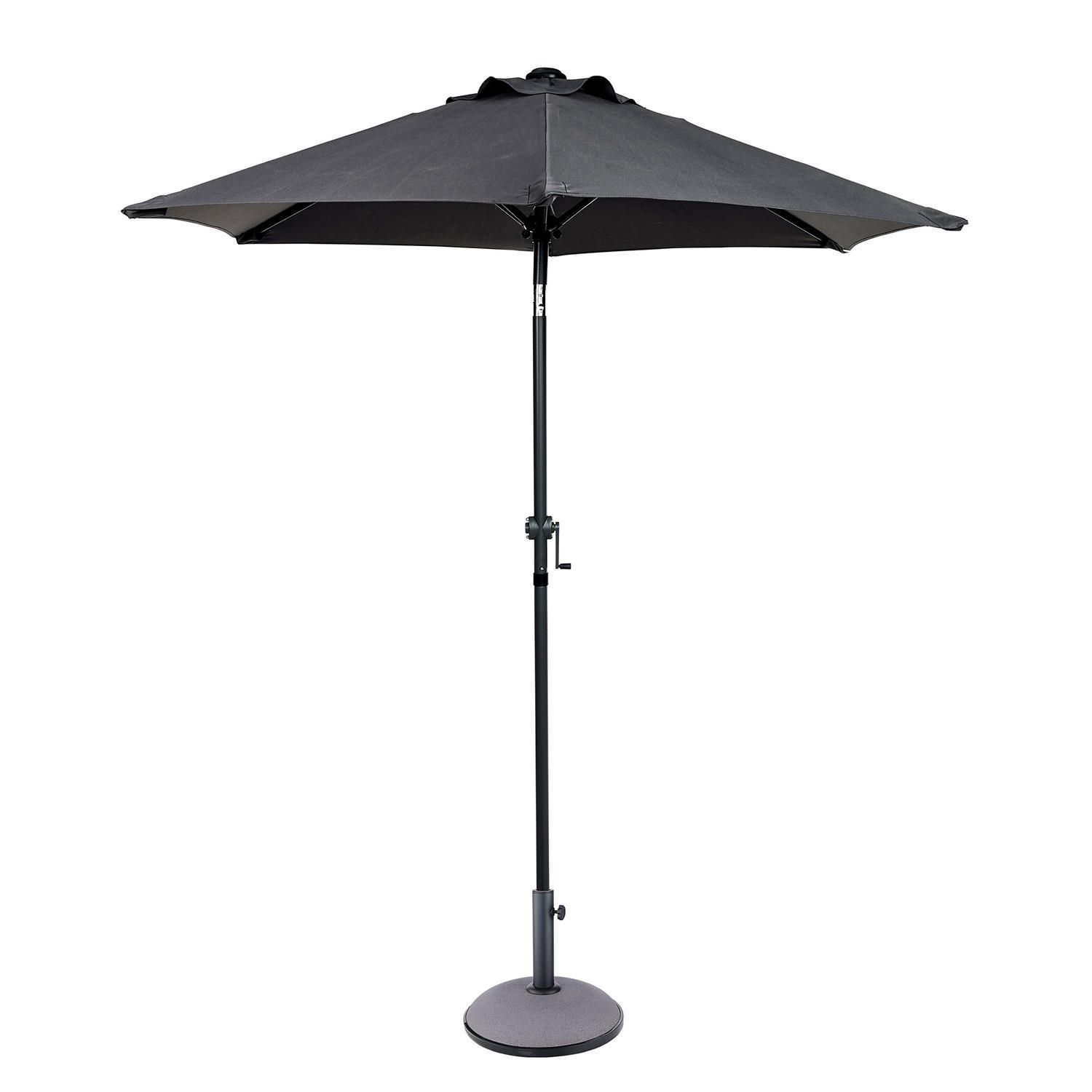 SONNENSCHIRM Siesta - Grau, Textil/Stein (250/250cm) - Butlers