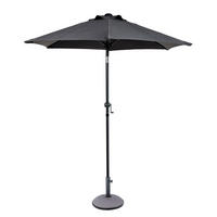 SONNENSCHIRM Siesta - Grau, Textil/Stein (250/250cm) - Butlers