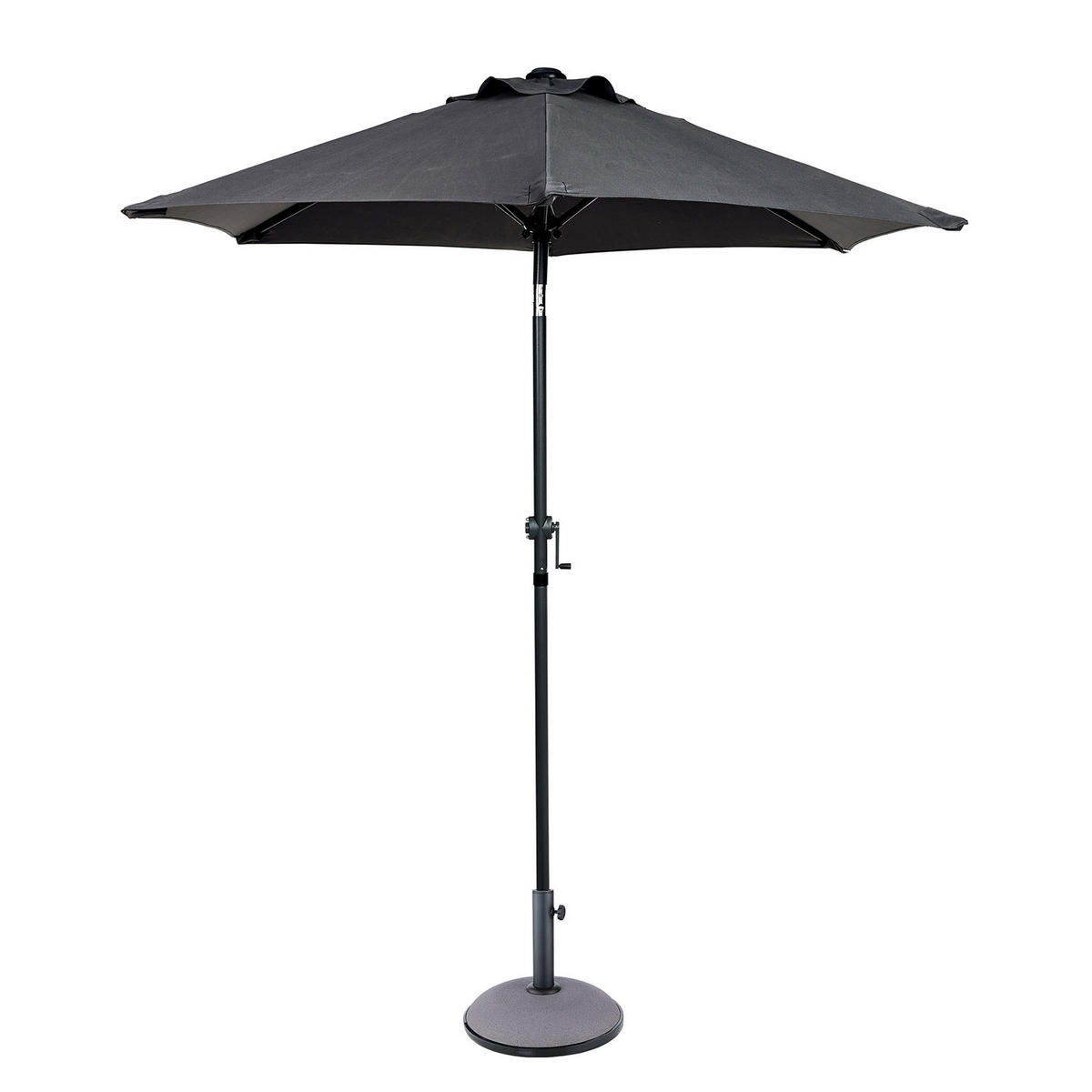 SONNENSCHIRM Siesta - Grau, Textil/Stein (250/250cm) - Butlers