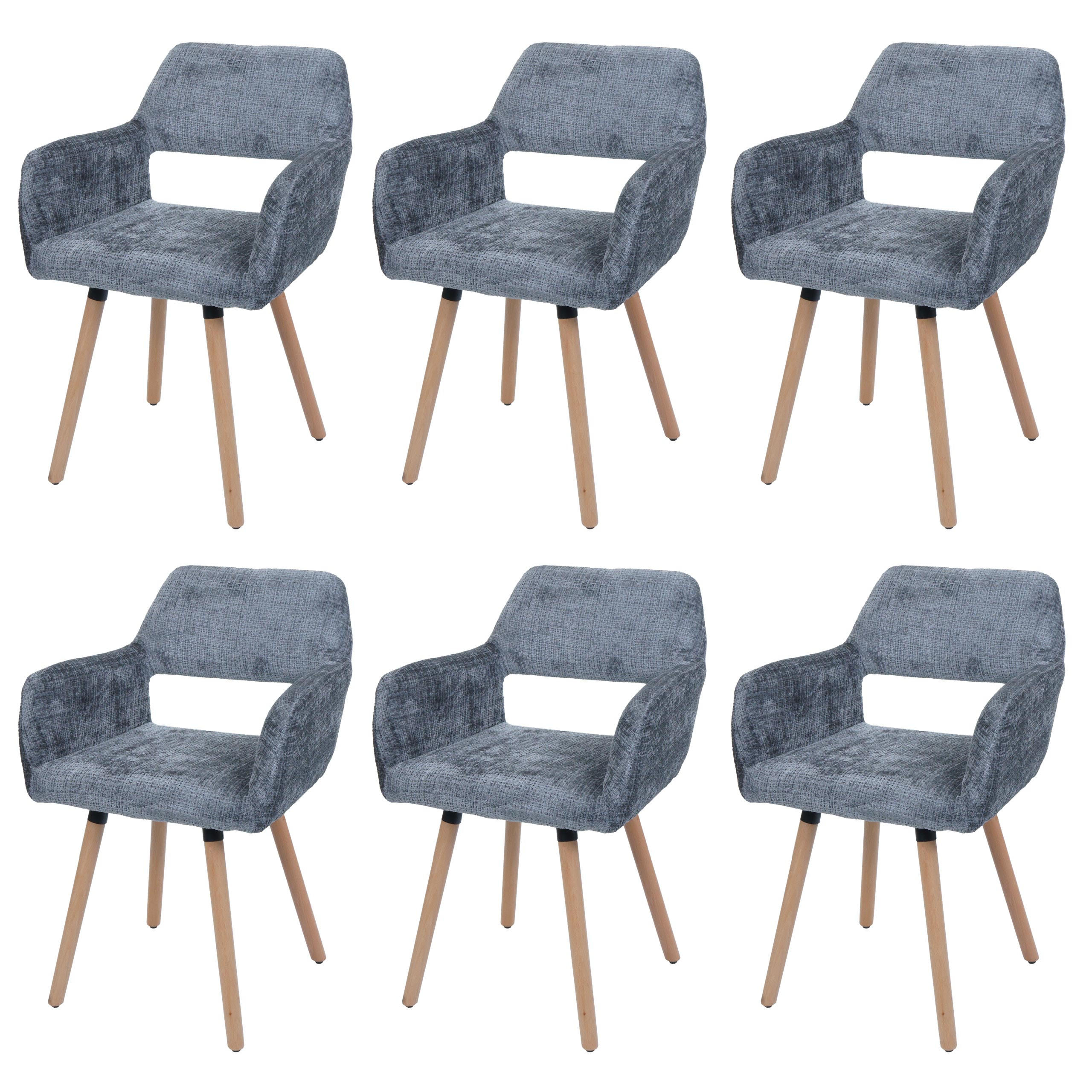 ESSZIMMERSTUHL Grau - Grau, Textil (56/80/53cm) - MCW