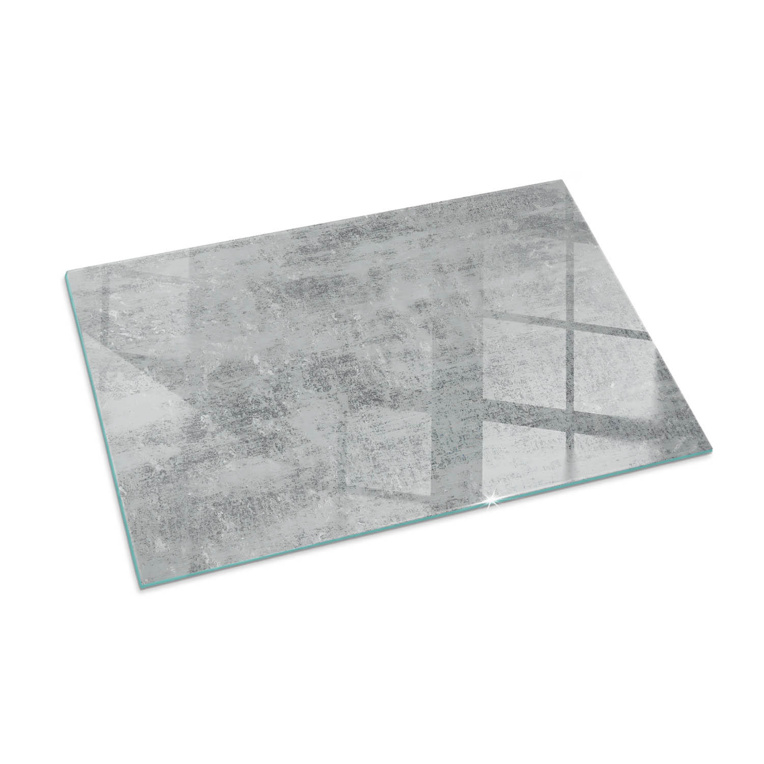 ArtPrintCave Glasplatte Grau 100x70x0.4 cm