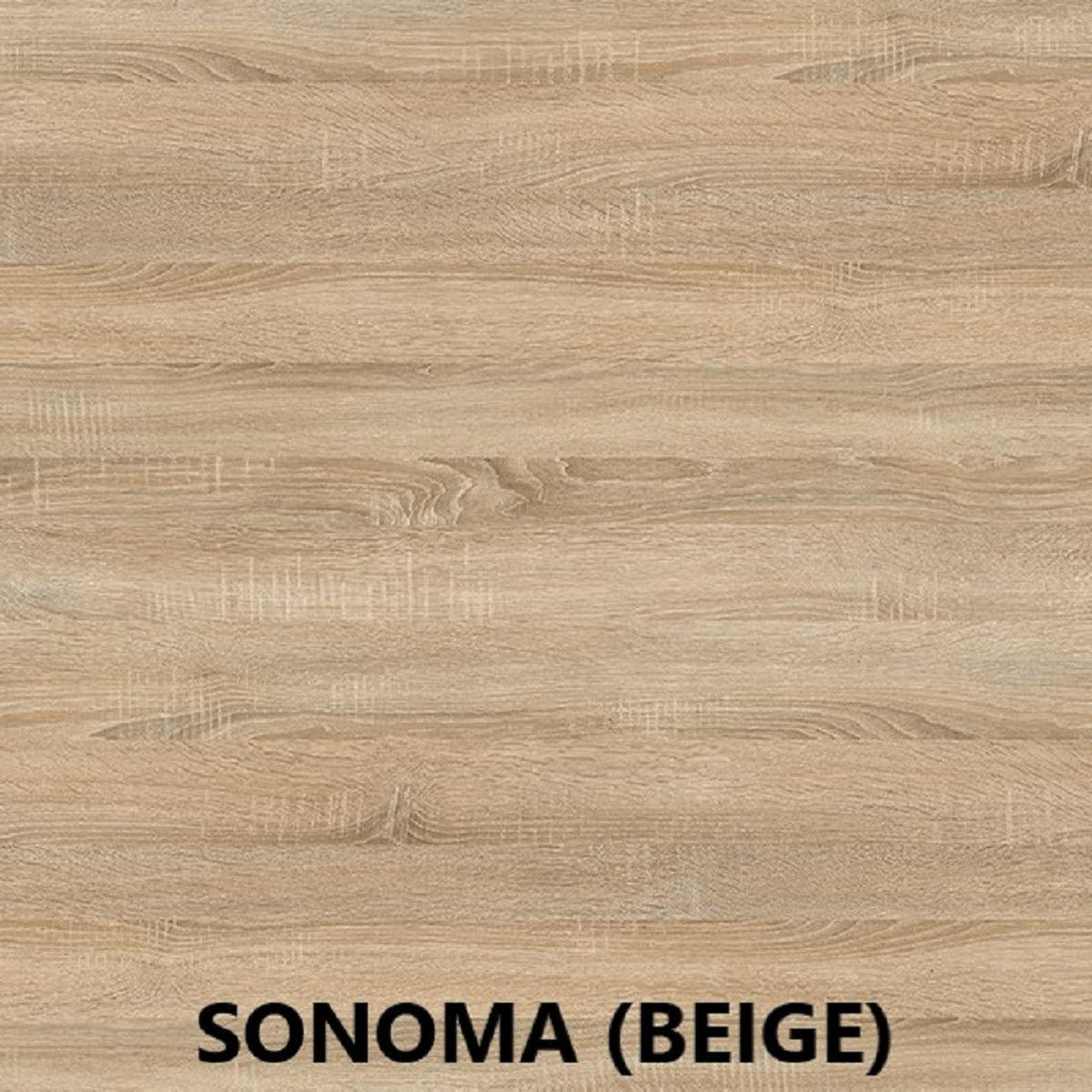 ESSTISCH ENDIK, Durchmesser: 100 / 200 cm, Farbe: Eiche Sonoma / Schwarz - Schwarz/Sonoma Eiche, Holz (200/100/77cm) - Dekori_Interiors