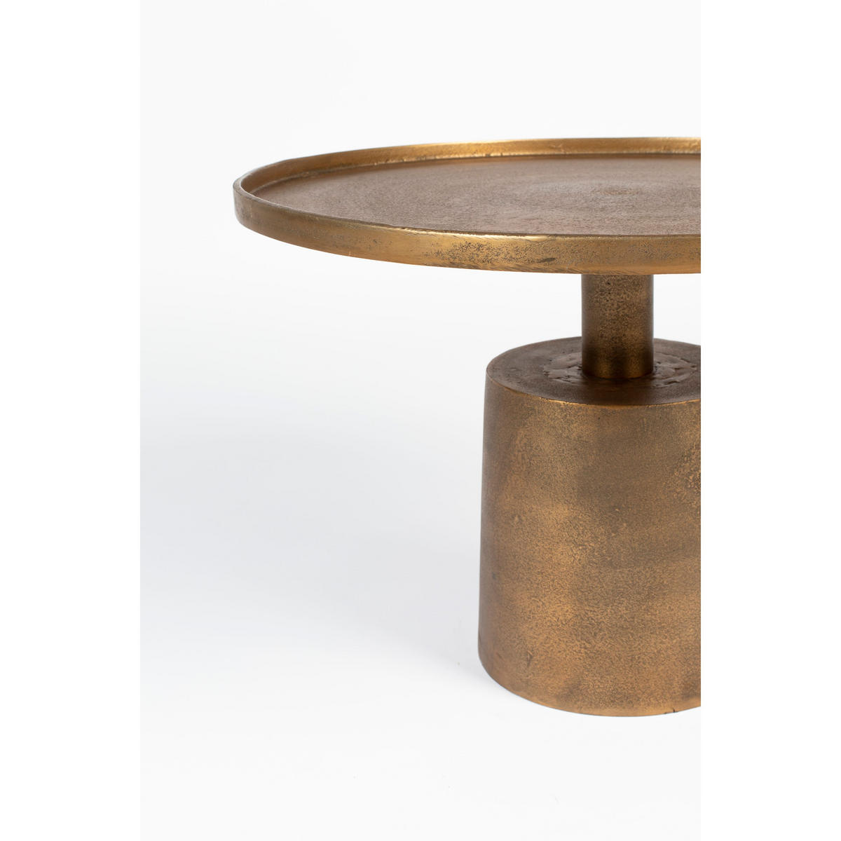 COUCHTISCH - Metall - Gold - Goldfarben, Metall (60/60/40cm) - Drawer