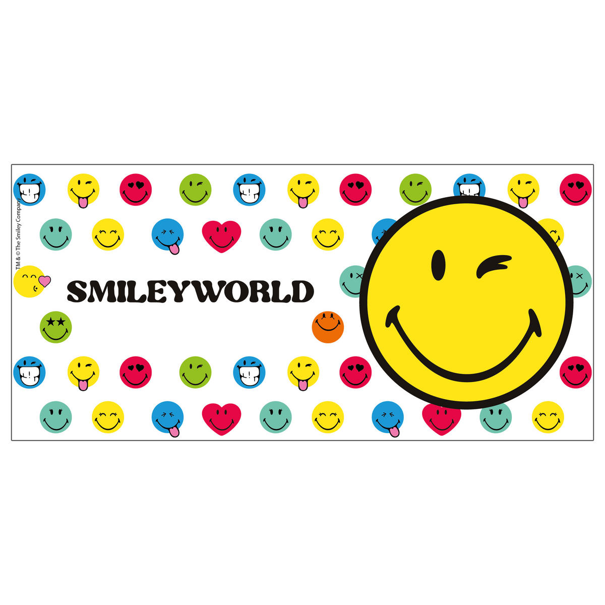 KAFFEEBECHER Smileyworld Mehrfarbig 320 ml - Multicolor, Keramik (0.32L) - United Labels