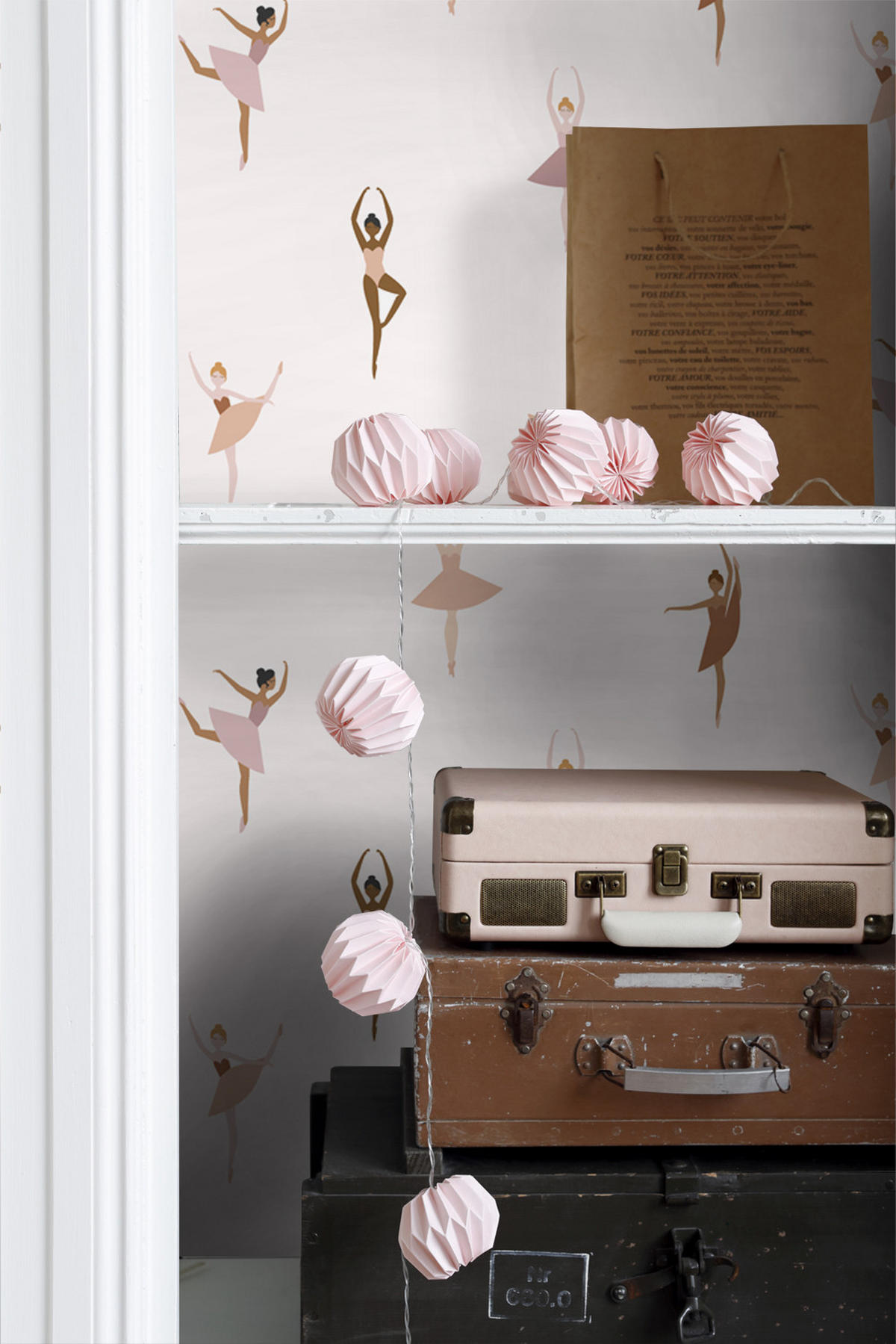 TAPETE Ballerinas 53 cm x 10.05 m - Terracotta, Papier (53/0.1cm) - ESTAhome