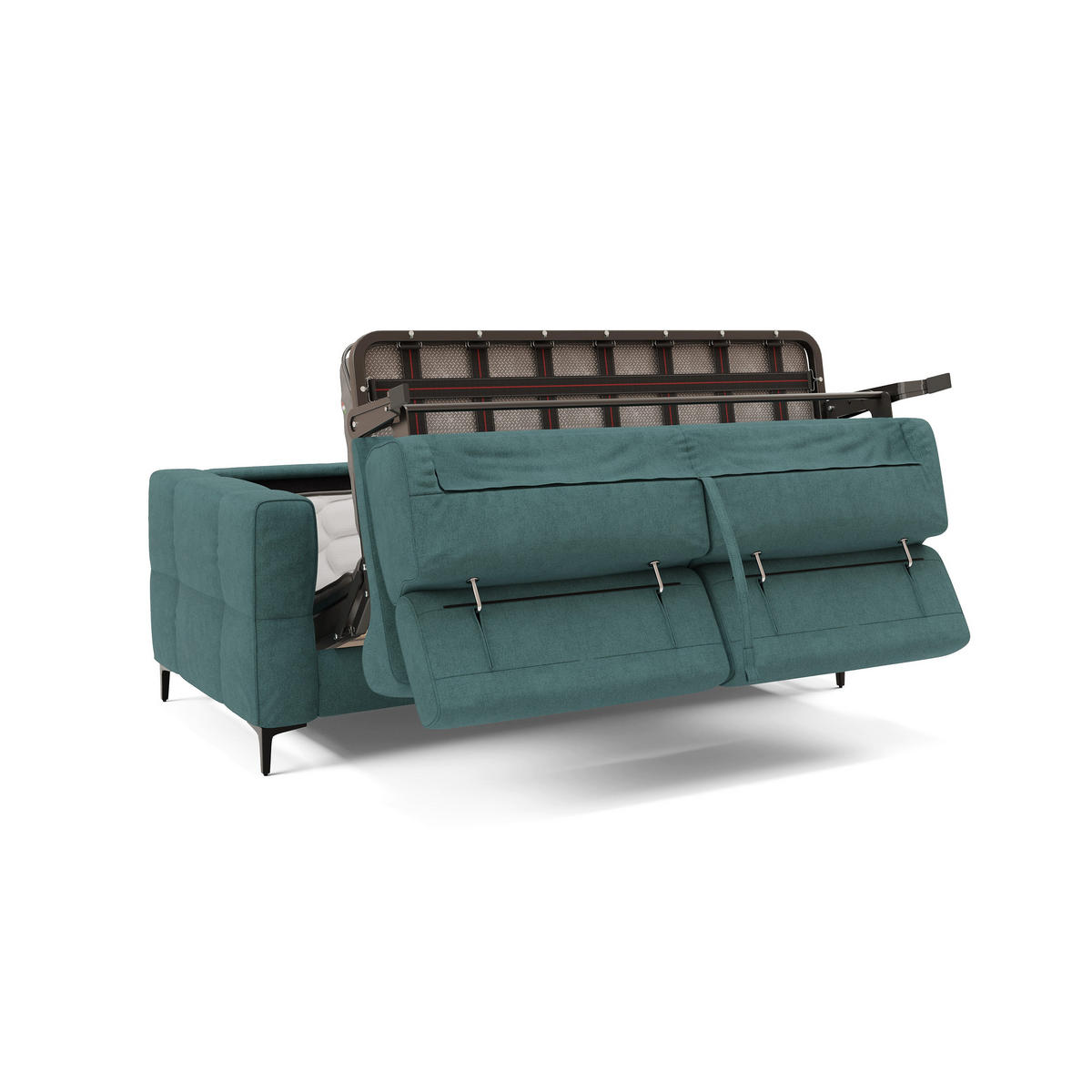 SCHLAFSOFA Gardenia - Petrol, Metall (178/88/94cm) - Divani.store