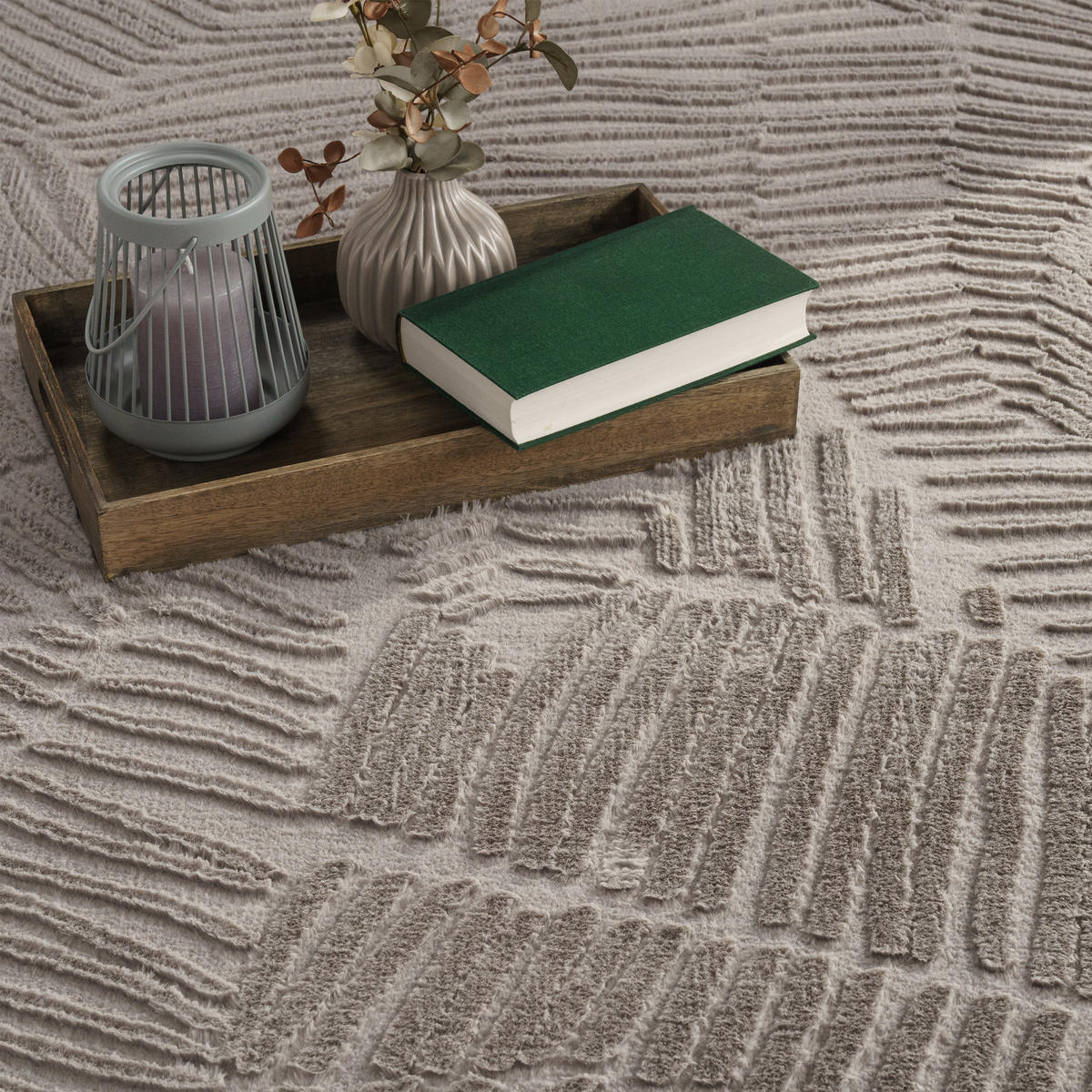KURZFLORTEPPICH 200/280 cm Lelystad 525 - Grau, Textil (200/280cm) - Paco Home