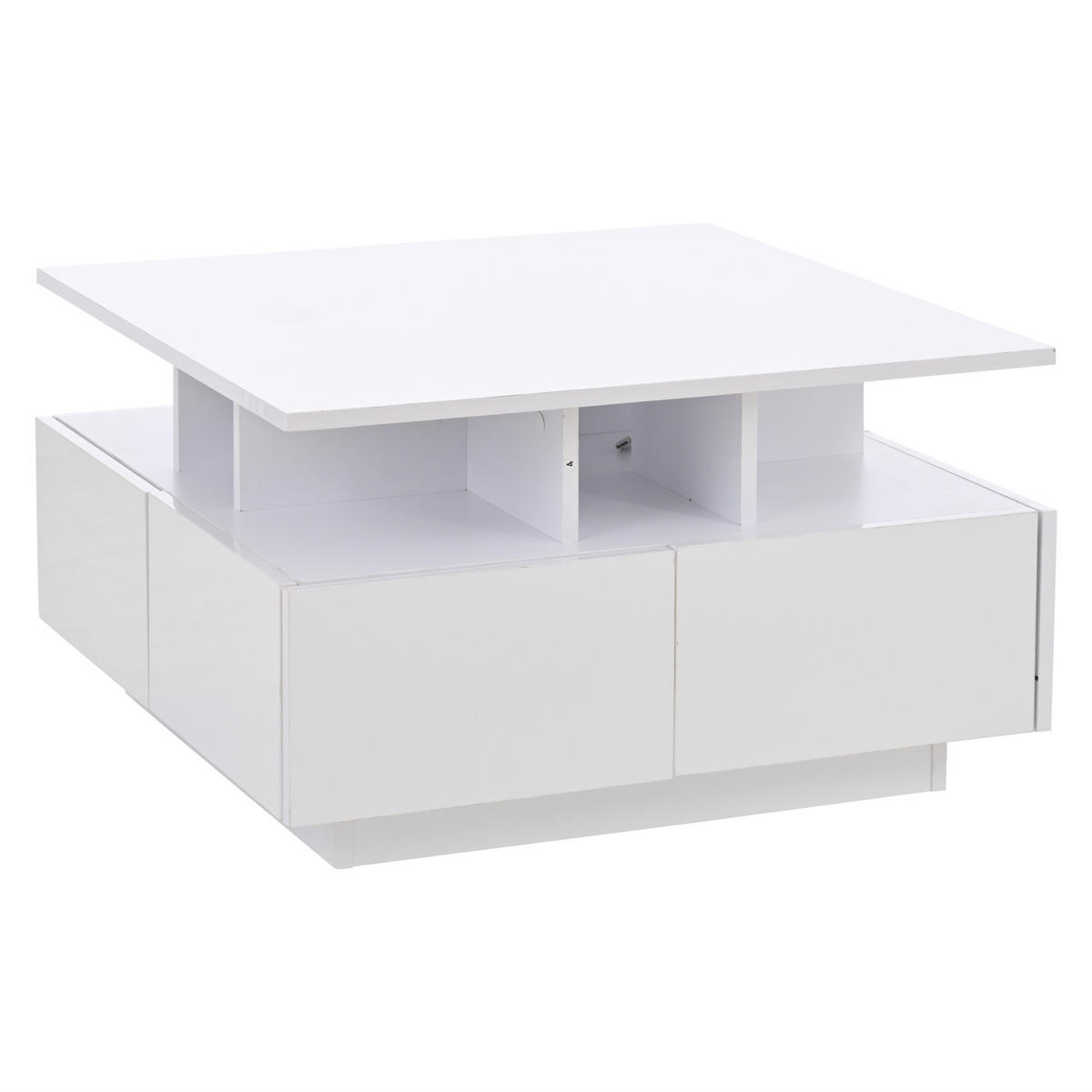 COUCHTISCH Weiß - Weiß, Holzwerkstoff (70/70/40cm)