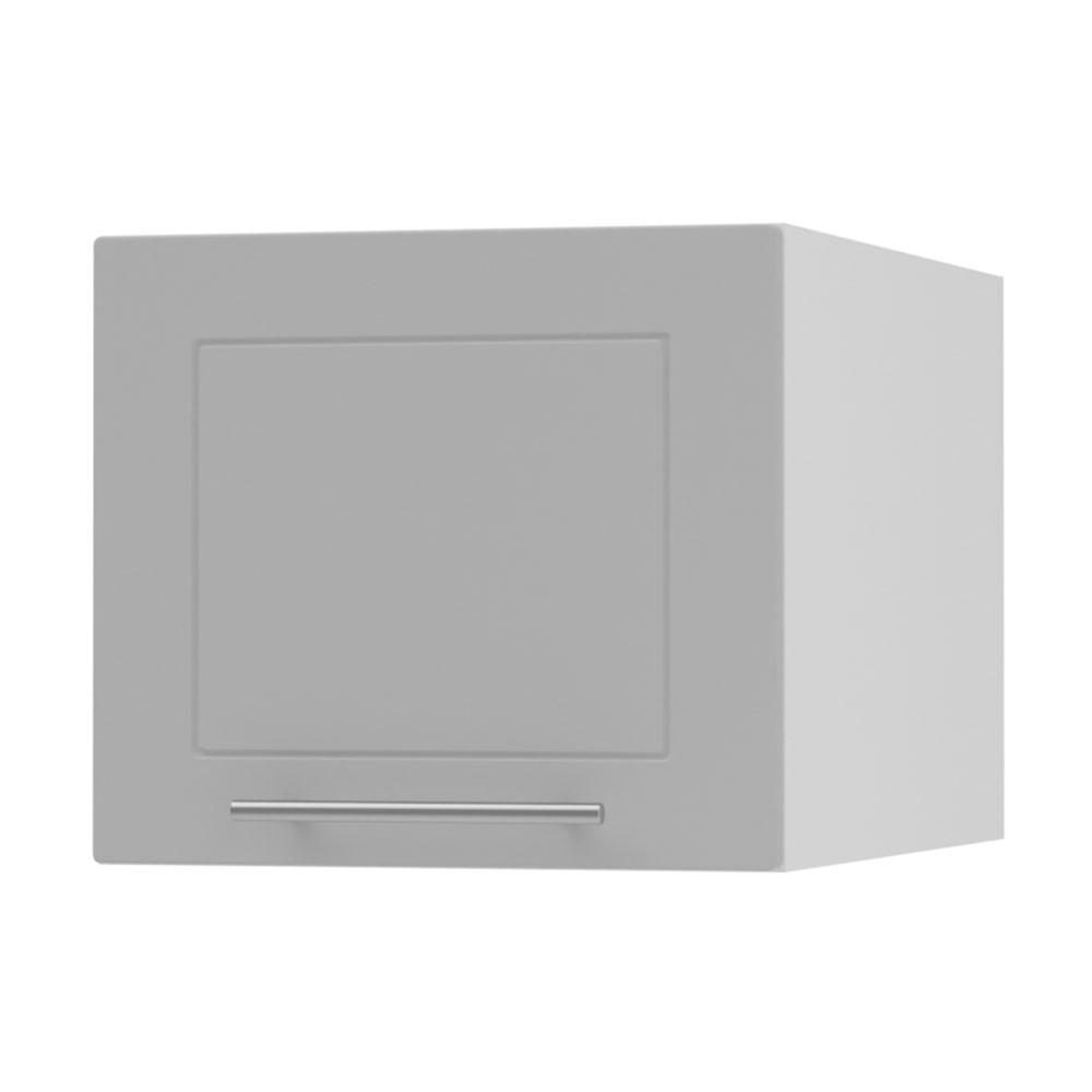 Feldmann-Wohnen Aufsatzschrank Grau, Weiß 40x36x59 cm