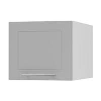 AUFSATZSCHRANK Bari W6B/40 Weiß / RAL 7040 fenstergrau 40 / 59 / 36cm - Weiß/Grau, Holz/Holzwerkstoff (40/36/59cm) - Feldmann-Wohnen