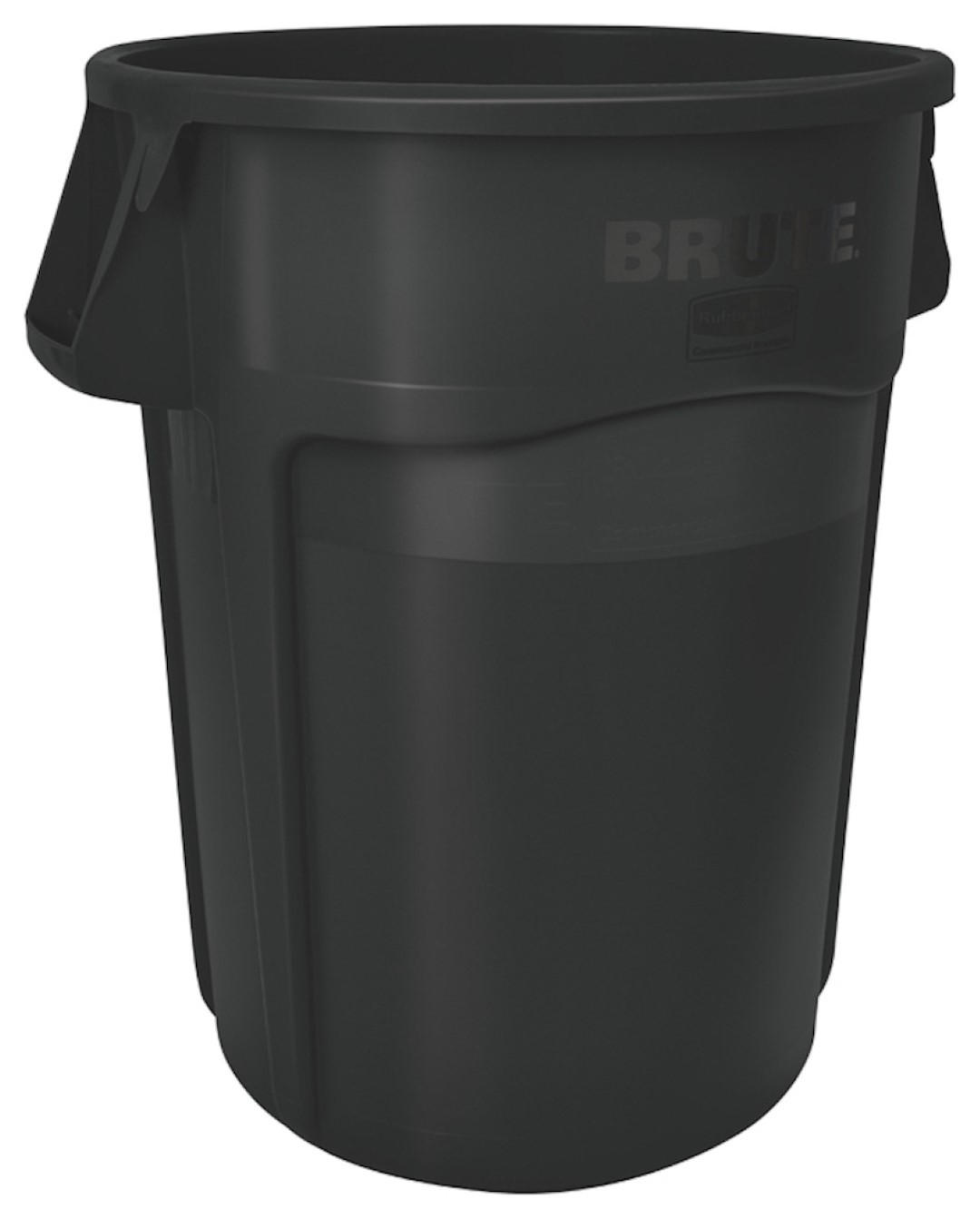 MÜLLEIMER 166,5 Liter 79,6x71,7x61,2 cm Aus Kunststoff Schwarz - Schwarz, Metall (71.7/79.6/61.2cm) - PROREGAL