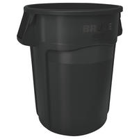 MÜLLEIMER 166,5 Liter 79,6x71,7x61,2 cm Aus Kunststoff Schwarz - Schwarz, Metall (71.7/79.6/61.2cm) - PROREGAL