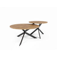 COUCHTISCH LIBRE Naturholz 75x75x36 cm - Eichefarben, Holzwerkstoff (75/75/36cm) - FURNLUX