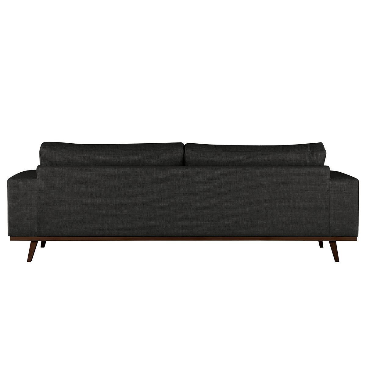 3-SITZER SOFA - Buchefarben/Schwarz, Buchenholz/Textil (237/81/88cm) - home24
