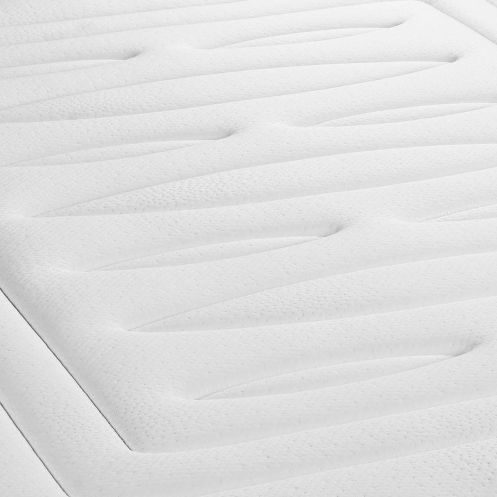 MATRATZE Lancaster Taschenfederkern und Memory-Schaum 80 x 200 cm h3 - Weiß, Textil (80/200cm) - ROYAL PALACE BEDDING