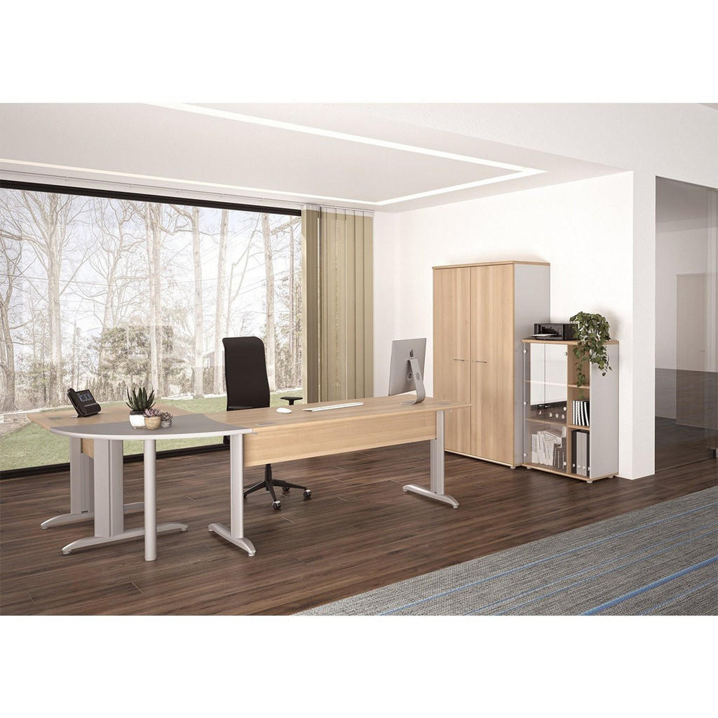 Thumbnail - Calicosy Kleiderschrank, Apfelbaum, Holzwerkstoff, 80x183x80 cm, Schlafzimmer, Kleiderschränke, Drehtürenschränke