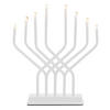 ADVENTSLEUCHTER LED 8 Lichter 32/27 cm - Weiß, Metall (27/32/6.5cm)