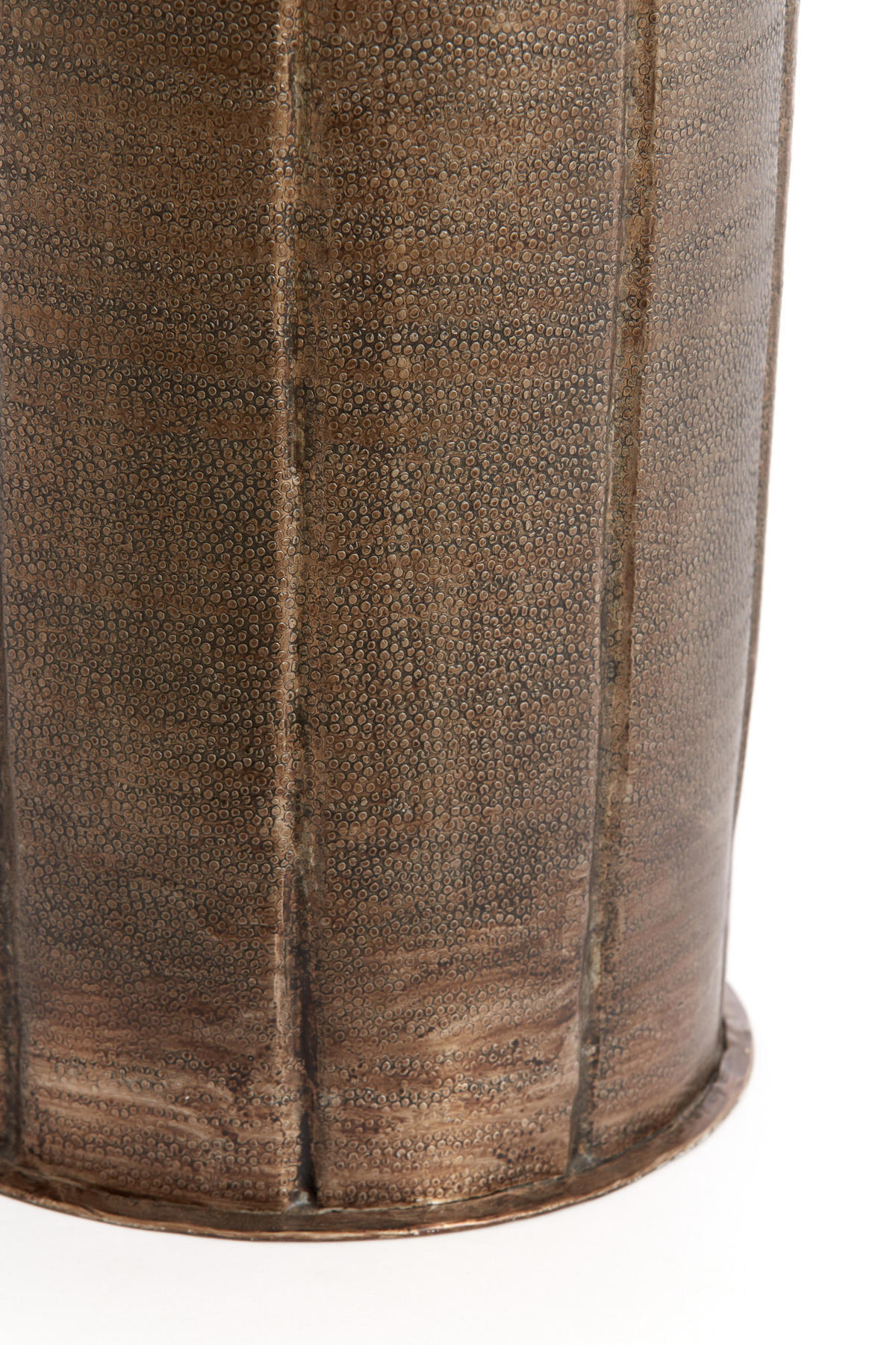 VASE Parto Braun Ø22,5/93 cm - Braun, Metall (93cm) - Light & Living