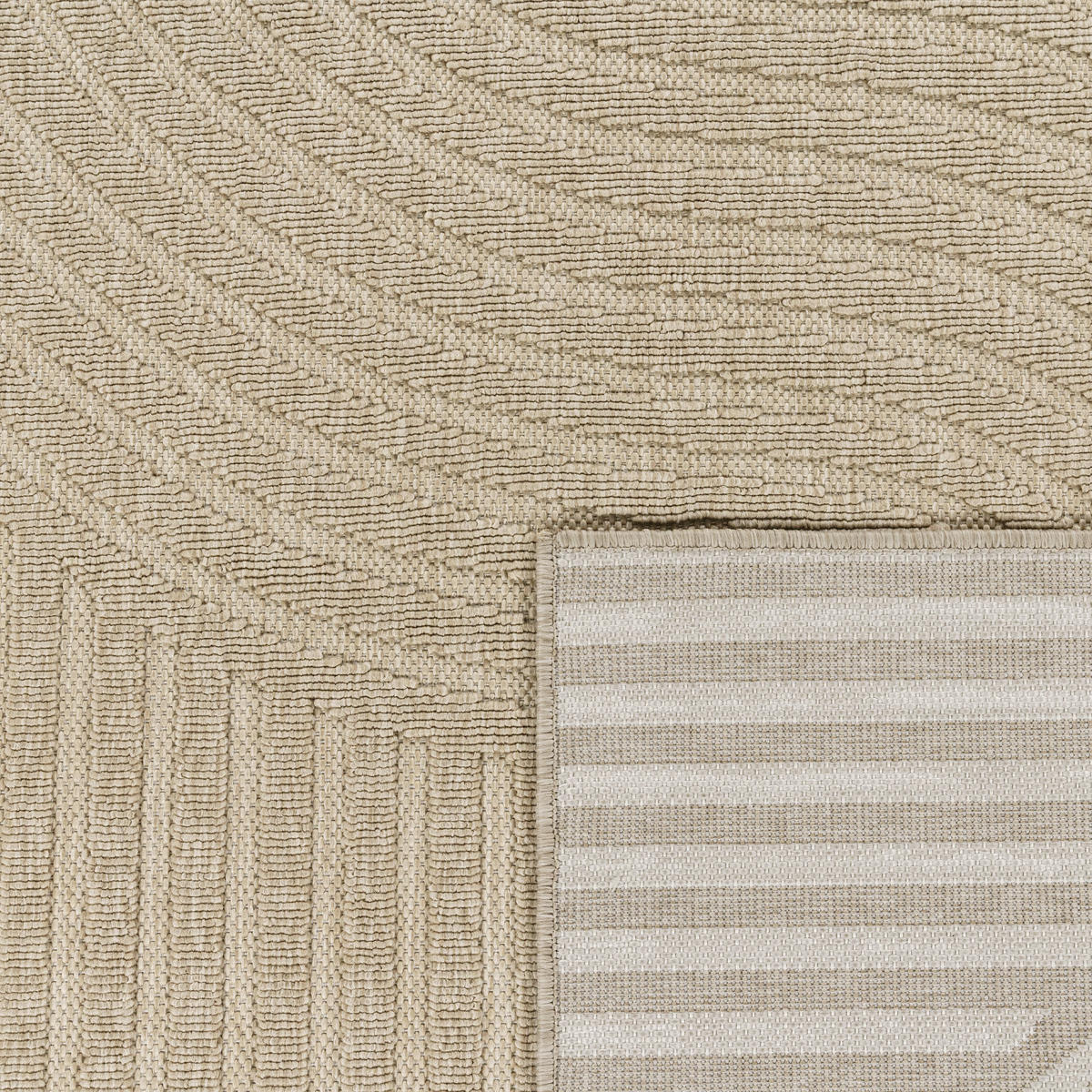 OUTDOORTEPPICH 160/230 cm Brugge 227 - Beige, Textil (160/230cm) - Paco Home
