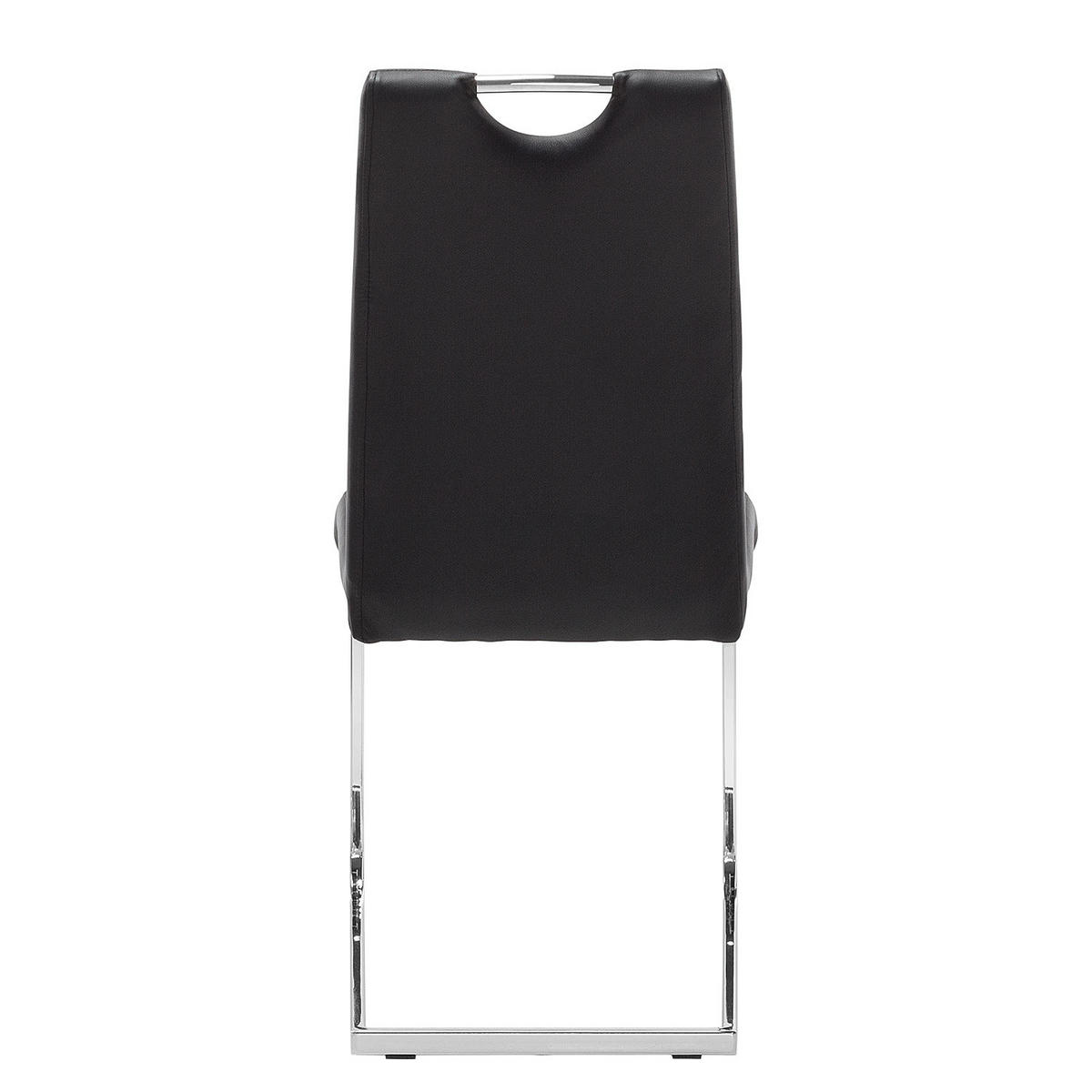 FREISCHWINGER - Metall / Textil - Schwarz, Kunststoff/Metall (44/97/61cm) - home24