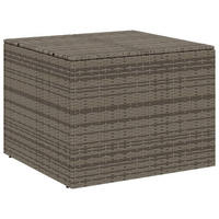 GARTENTRUHE Grau 291L Poly Rattan - Grau, Kunststoff (80/132/75cm) - furnicato