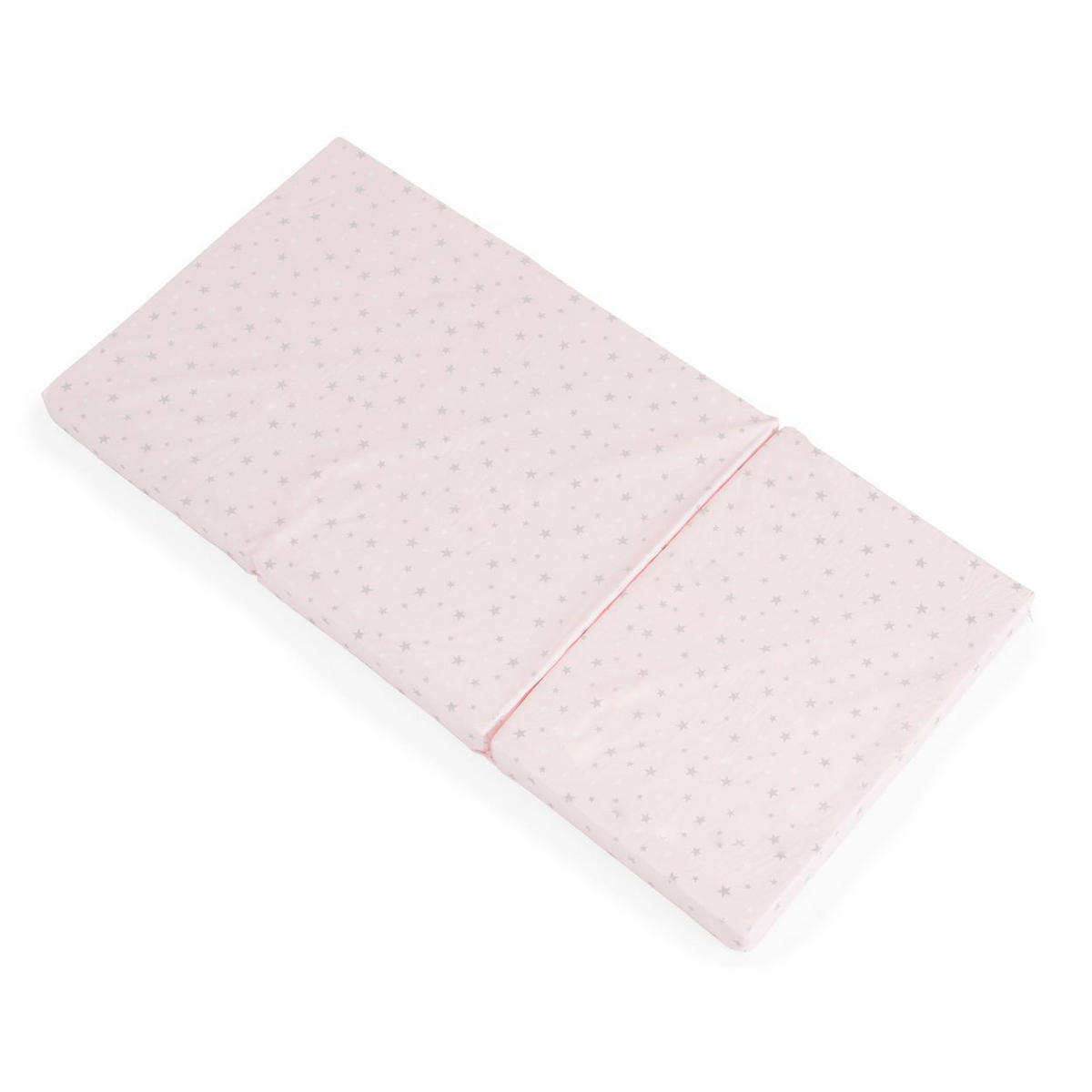 KLAPPMATRATZE Mirage 120 x 60 x 6 cm rosa 120 x 60 x 6 cm Bezug waschbar Reißverschluss - Rosa, Textil - Moni