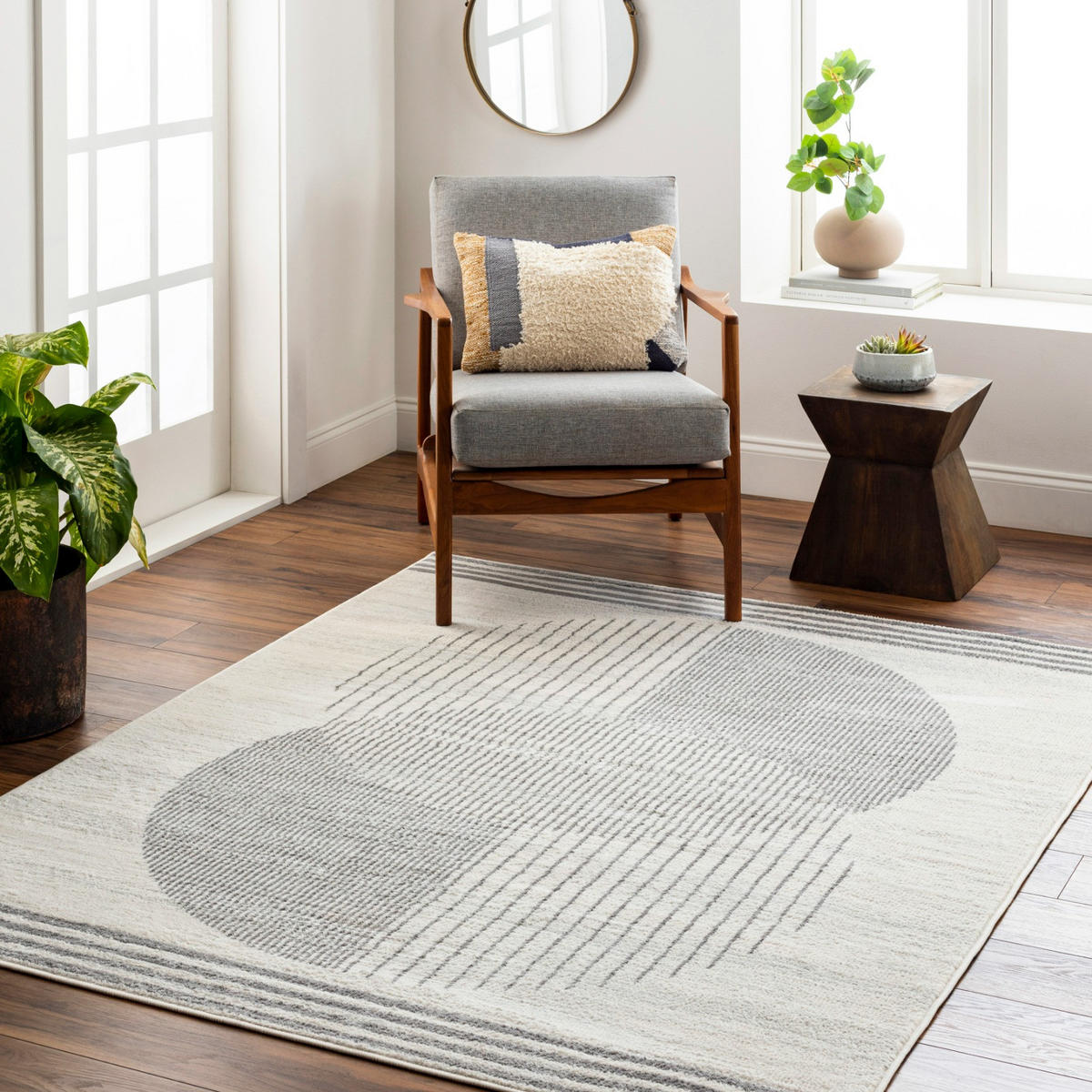 KURZFLORTEPPICH 200/275 cm Grau - Grau, Naturmaterialien/Textil (200/275cm) - LIVABLISS