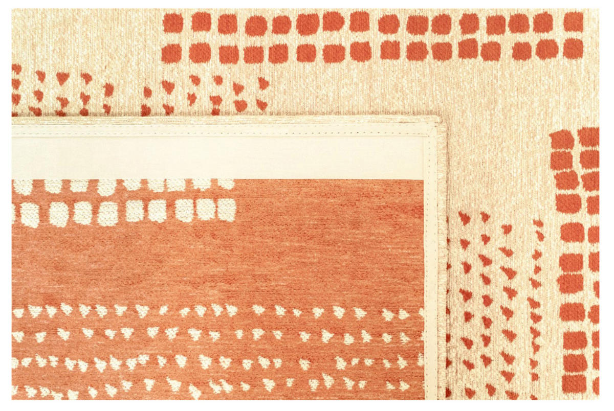 TEPPICH modern Flachgewebe TERRACE Orange 240 x 340 cm - Orange, Textil (240/340cm) - Novatrend