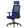 SCHREIBTISCHSTUHL Surpreme navy - Blau, Kunststoff (66/123/68cm) - ML-DESIGN