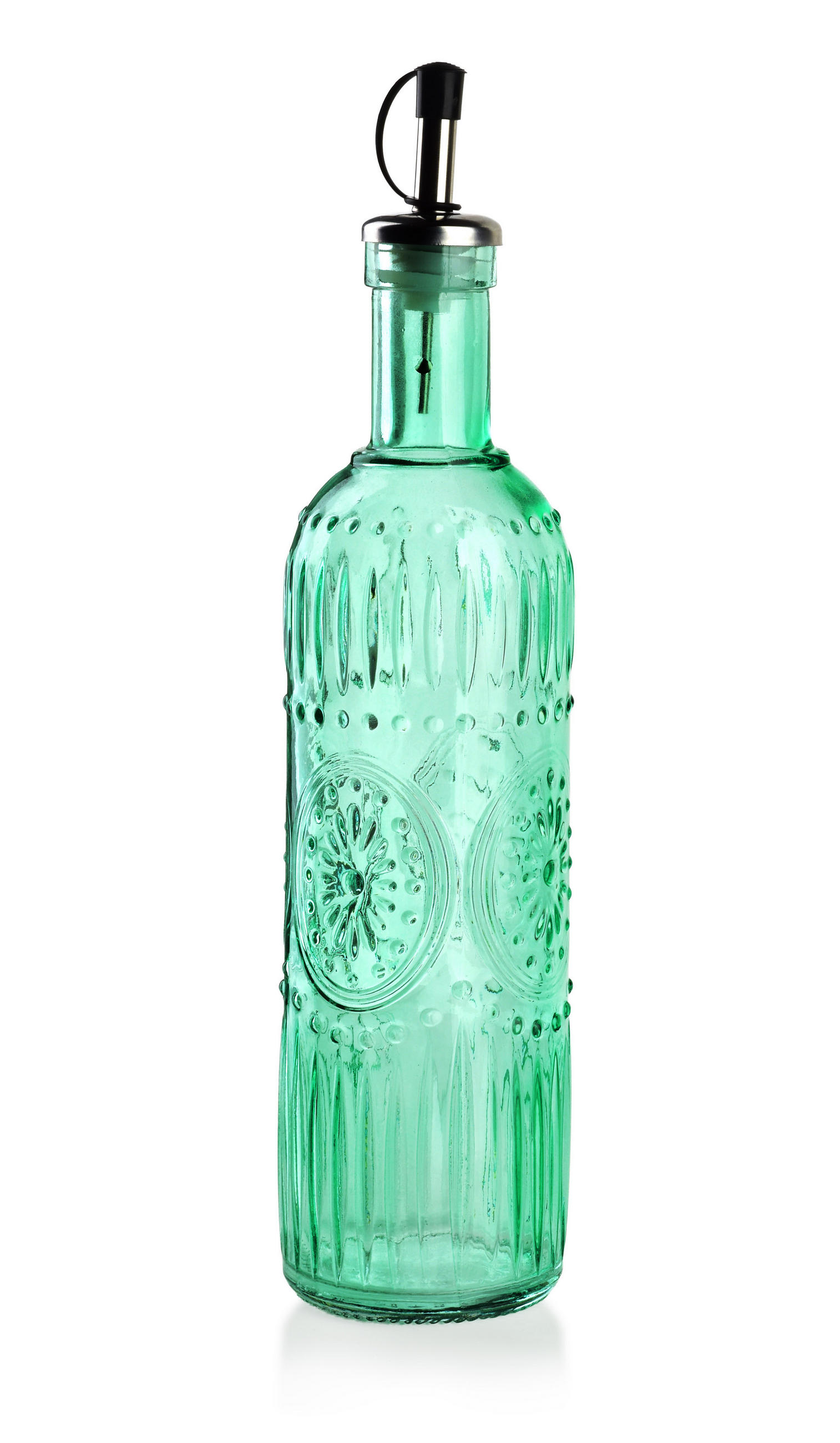 ÖLFLASCHE Modern Kitchen grün 7/7/28 cm Glas - Grün, Glas (8/29/8cm) - Mondex