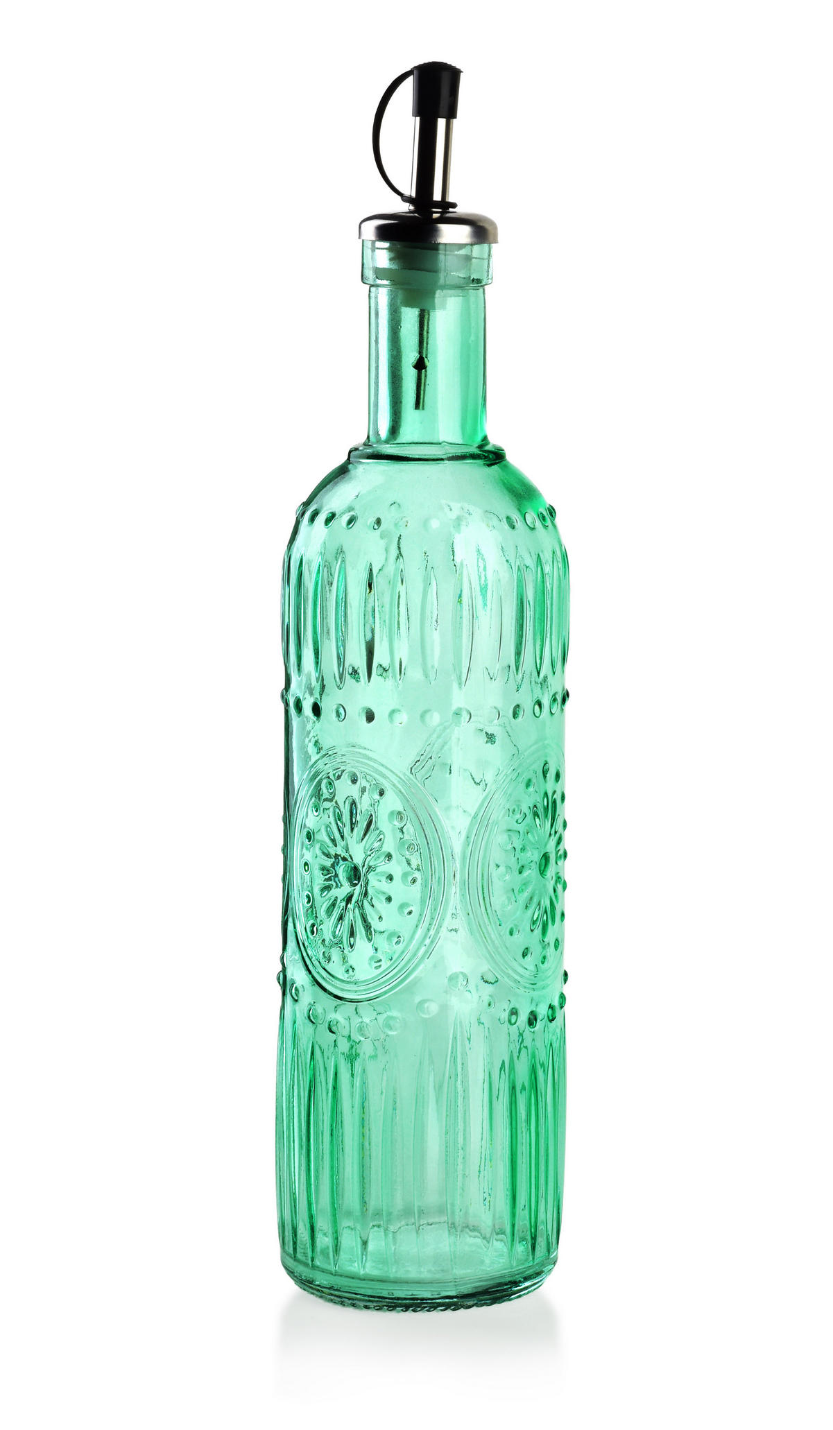 ÖLFLASCHE Modern Kitchen grün 7/7/28 cm Glas - Grün, Glas (8/29/8cm) - Mondex