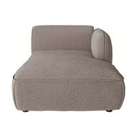 RECAMIERE ohne Schlaffunktion - 1 Person - stoff - taupe Camilio - Taupe, Textil (107/74/165cm) - Vente-Unique