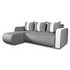 ECKSOFA Rino - Dunkelgrau/Grau, Holz/Textil (230/152cm) - Sofnet