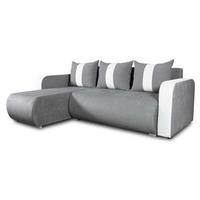ECKSOFA Rino - Dunkelgrau/Grau, Holz/Textil (230/152cm) - Sofnet