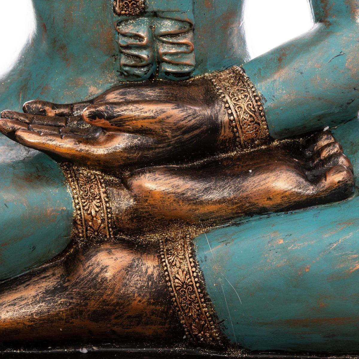 BUDDHA-FIGUR Polyresin 72,5 cm - Multicolor, Kunststoff (25.5/72.5/42.5cm) - Atmosphera Createur d´interieur