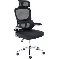 BÜROSTUHL Jaxor schwarz - Chromfarben/Schwarz, Textil/Metall (64/121/65cm) - TPFLiving