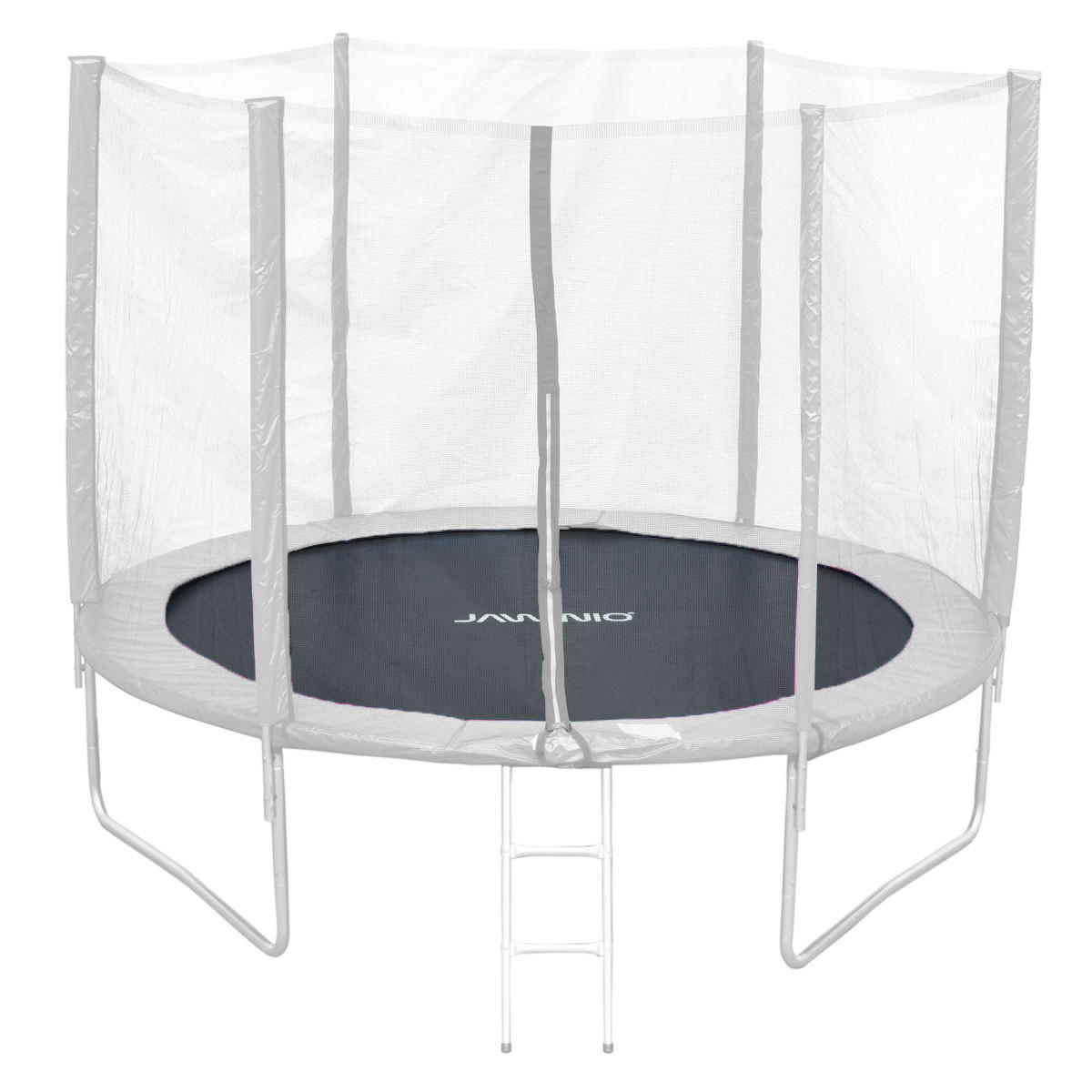 SPRUNGTUCH Trampolin 244 cm - Schwarz, Kunststoff (244/244cm) - JAWINIO