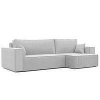 ECKSOFA mit Schlaffunktion und Bettkasten, Grau - Grau, Holzwerkstoff/Textil (145/276cm) - Idohome