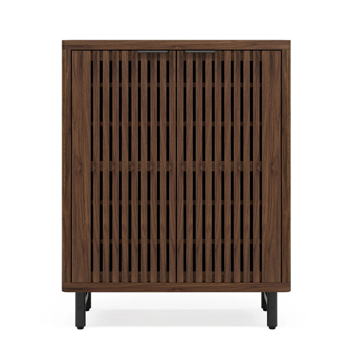 SCHUHSCHRANK 6-stufig Naturholz - Dunkelbraun, Holz (85/110/35cm) - Beaface