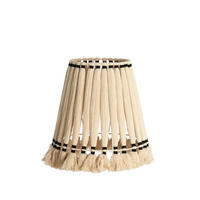 LAMPENSCHIRM Loa Weiß Ø41/42 cm - Weiß, Textil (41/41/42cm) - Light & Living