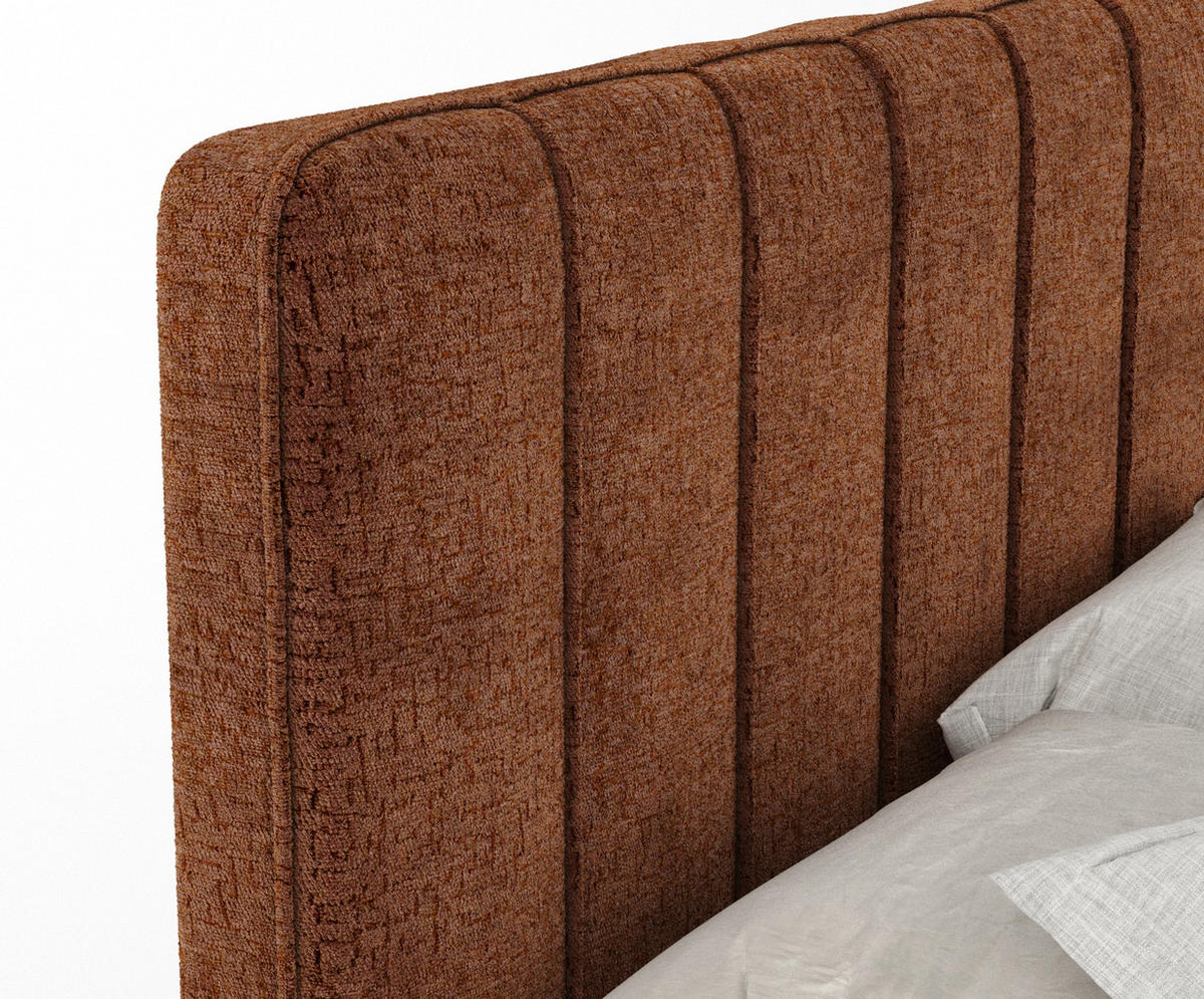 BOXSPRINGBETT Novara Kupferfarbe 200/200 cm - Schwarz/Kupferfarben, Holz/Holzwerkstoff (200/200cm) - Maison de Reve